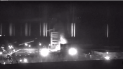 Incendiu la stația nucleară din Zaporijjea bombardată în timpul luptelor dintre armatele rusă și ucraineană pe 4 martie 2022.