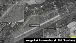 воениот аеродром Зјабраука во југоисточниот регион Хомел во Белорусија