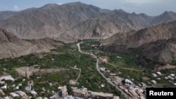 Armenia - A view of a road in Meghri, a town in Syunik province.