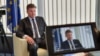 I dërguari i posaçëm i BE-së për dialogun, Mirosllav Lajçak, gjatë intervistës për Radion Evropa e Lirë. 