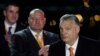 Fideszes politikusok a győzelem éjszakáján: Kocsis Máté, Németh Szilárd és Orbán Viktor