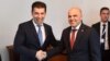 Премиерите на България и Северна Македония Кирил Петков и Димитър Ковачевски
