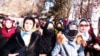Fete și femei afgane protestează împotriva interzicerii accesului femeilorla educație, Kabul, 22 decembrie 2022.