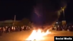 Proteste în localitatea Dashti din provincia iraniană Hormozgan.