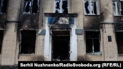 Мар'їнка після російських обстрілів, квітень 2022 року 