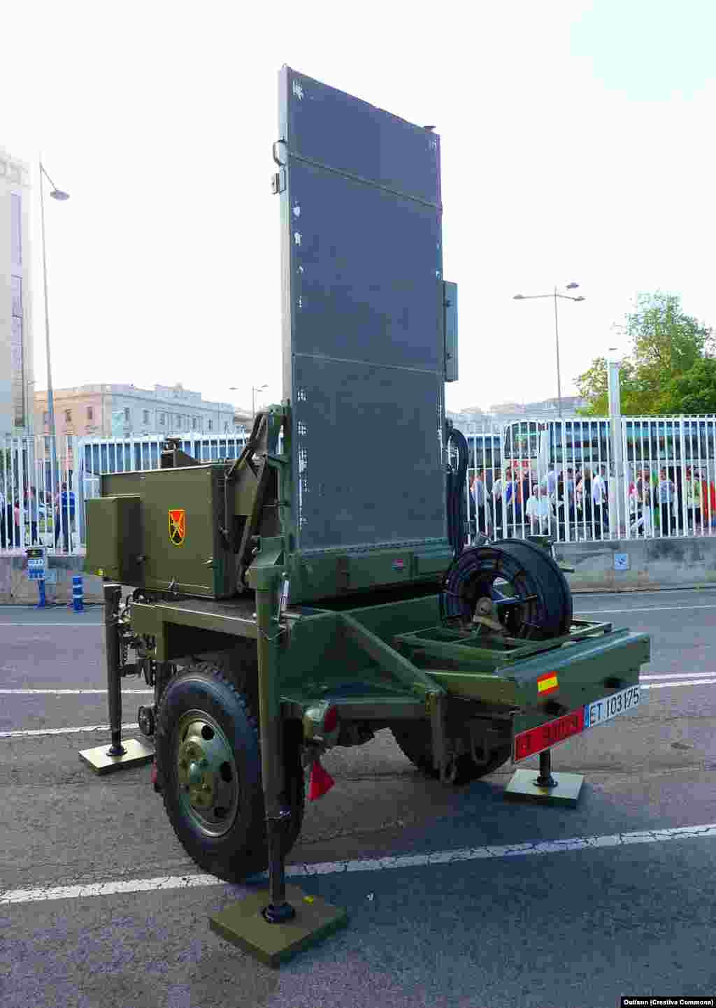 Десет контраартилериски радари AN/TPQ-36 Овој &bdquo;радар за лоцирање оружје&ldquo; се користи за забележување артилерија што доаѓа и ја следи траекторијата на граната за да се пресмета од каде е истрелан непријателскиот проектил.
