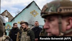 Владимир Зеленский в Буче. 3 апреля 2022 года