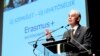 Balog Zoltán egykori miniszter beszél az Európai Unió 2014-es Erasmus+-programjának nyitókonferenciáján 2014. március 12-én (képünk illusztráció)
