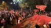 Protesta në Mal të Zi më 28 nëntor 2022.