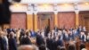 Pamje nga Parlamenti i Serbisë më 26 tetor 2022.