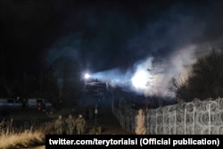Полски войници охраняат района на граничния пункт „Бружи – Кузница“