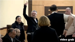 ნიკა გვარამია თბილისის საქალაქო სასამართლოში. 2022 წლის 16 მაისი