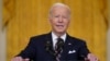 Presidenti i SHBA-së, Joe Biden, gjatë adresimit nga Shtëpia e Bardhë më 22 shkurt, 2022.