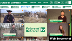 A Future of Debrecen egyesület weboldala