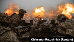 Ushtarët ukrainas në rajonin e Donjeckut. Fotografi ilustruese. 