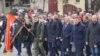 Лидерот на ВМРО-ДПМНЕ, Христијан Мицкоски, во партиската поворка на чествувањето на Гоце Делчев, Скопје, 4.02.2023