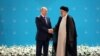 Președintele iranian Ebrahim Raisi și președintele rus Vladimir Putin, Teheran, 19 iulie 2022