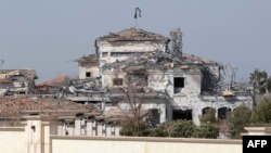 Zgrade oštećeno u raketiranju, Irbil, 13. mart 2022.