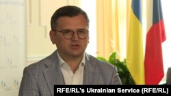 Șeful diplomației ucrainene Dmitro Kuleba, Praga, 30 august 2022 