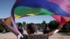 Manifestație LBGT la Sankt Petersburg, septembrie 2022