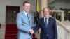 Izvjestitelj za zapadni Balkan u Parlamentu Njemačke Adis Ahmetović (lijevo) i ministar odbrane BiH Sifet Podžić, Sarajevo, 12. jula 2022