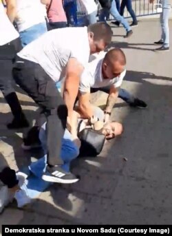 Nasilje tokom protesta protiv usvajanja Generalnog urbanističkog plana, Novi Sad, 21.jul 2022.
