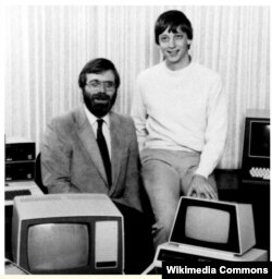 Пол Алън и Бил Гейтс през 1980 г.