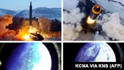 Пхенян разпространи снимки, за които твърди, че са от изстрелването на ракетата „Хвасон-12“, както и снимки на Земята, направени от ракетата от голяма височина.