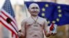 Manifestație anti-Putin și anti-război la Praga. 