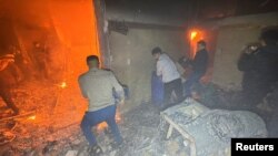 Илустрација, израелски напади врз Газа 
