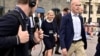 Švedska premijerka Magdalena Andersson na putu ka parlamentu da pred svoju ostavku, 15. septembar 2022. 