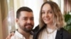 Dzmitri Lukșa și Palina Palavinka