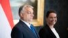 Orbán Viktor miniszterelnök és Novák Katalin köztársasági elnök a Sándor-palotában 2022. május 24-én