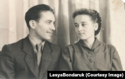 Ivan Honcearuk și soția sa, Anna