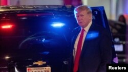 Ish-presidenti amerikan, Donald Trump. Fotografi nga arkivi.