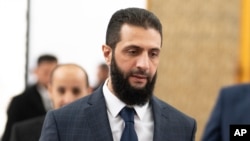 Vođa bivših pobunjenika Ahmad al-Šara, 28. decembar 2024. 