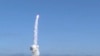 RUSSIA -- The sea-based Kalibr missile is launched during The Thunder-2019 exercises, October 17, 2019