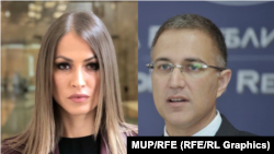 Bivša državna sekretarka MUP-a Dijana Hrkalović i ministar odbrane Srbije Nebojša Stefanović 
