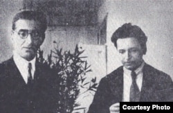 Mihail Jora cu George Enescu la București