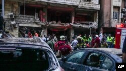 Vendi i ngjarjes të një sulmi raketor izraelit në jug të Bejrutit, Liban, 20 shtator 2024.