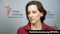 En Eplbaum (Anne Applebaum), američka novinarka, autorka knjige "Crvena glad: Staljinov rat protiv Ukrajine", Kijev, 20. novembar 2017.