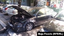 Tokom kampanje za lokalne izbore 2017. godine zbog zastrašivanja Srba na severu Kosova četvoro kandidata sa Ivanovićeve liste se povuklo a njemu je u Severnoj Mitrovici zapaljen i automobil. Na fotografiji Ivanovićev automobil koji je zapaljen tada, u leto 2017. godine.