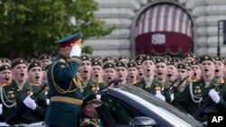 Győzelemnapi parádé a Vörös téren 2023. május 9-én