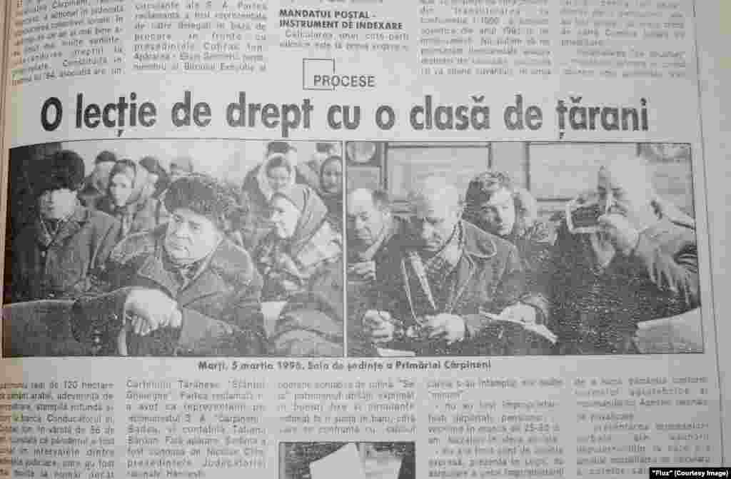 "Flux", 8 martie 1996, ţărani