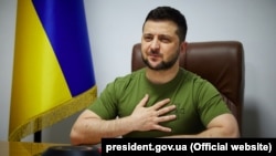 Украинскиот претседател Володимир Зеленски 
