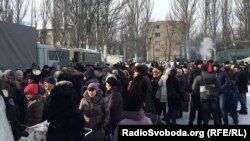 Пункт допомоги жителям Авдіївки, 1 лютого 2017 року 
