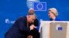 Premierul Ungariei, Viktor Orbán, și președintele Comisiei Europene, Ursula von der Leyen, după o conferință de presă în timpul reuniunii Consiliului European, de la sediul UE - 19 decembrie 2024