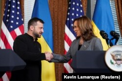 Zelenski i-a prezentat „planul de victorie” a Ucrainei și candidatei Partidului Democrat la președinție, Kamalei Harris.