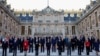 Liderii europeni la Versailles, 10 martie 2022.
