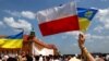 Під час акції протесту у столиці Польщі проти агресії Росії щодо України. Варшава, 27 липня 2014 року (ілюстраційне фото)